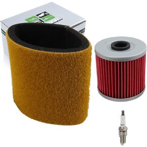 Air Filter Oil Filter Spark Plug for Kawasaki Prairie 300 400 Bayou 220 300 1988-2002