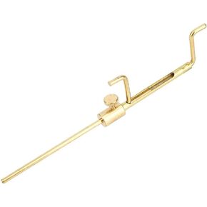 Violin Lutheir Sound Post Tools Sound Post Gauge Column Meter Measuring Brass Caliper Gauge for Viola and Violin(Gold)
