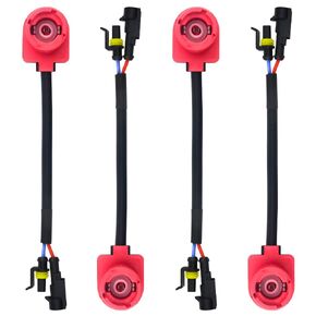 WMYCONGCONG 6 PCS 1156 Turn Signal Light Bulb Socket Wire Harness Connector 1156 Socket Adapter Pigtail Cable (1156 Socket)