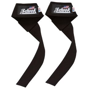 Schiek Sports Model 1000-BLS2 Extra-Wide 20" Basic Lifting Straps - Black