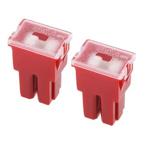 uxcell Automotive Cartridge Fuse 32V 50A Female Terminal J Case Box for Car Truck 2pcs