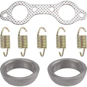 Exhaust Gasket and Spring Rebuild Kit for Polaris Sportsman 600 2003-2006, 700 2002-2007, for Part Number 5811511, 3610047, 5250091, 7041687, 7041789