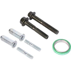 7PCS Exhaust Bolt 6MM Gasket Kit for Gy6 50cc 125cc 150cc Scooters ATVs Moped Go Karts Taotao Sunl Coolster Jonway Roketa Mufflter Mount Bolt M8*55 M8*50
