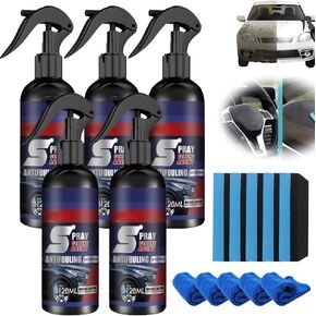 3PC Multi-functional Coating Renewal Agent, 3 in 1 High Protection Quick Car Coating Spray Fast-Acting, Ceramic Coating Agent Spray, High Protection Nano Coat, Anti Dirt - Boost Gloss
