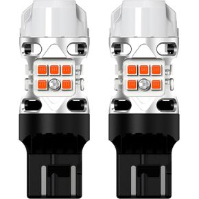 LASFIT T3 7443 7440 LED Bulb Reverse light with Built In Resistor Canbus Ready 7441 7444 W21W LED White Bulb for Backup Tail Parking Brake Daytime Running Light Side Marker Turn Signal(2pcs)