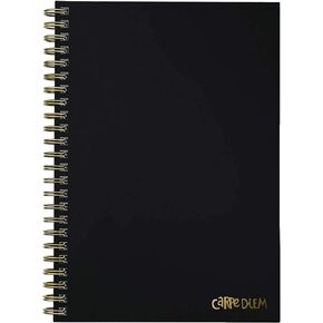 PUKKA PADS USA (CARPE DIEM) Black Carpe HRDCVR NOTEBK