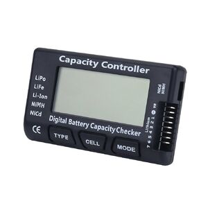 5 in 1 Battery Meter, Smart Accurate Cell Meter Digital Battery Checker Battery Balancer for LiPo/Li-ion/Life/NiMH/NiCd Battery Packs