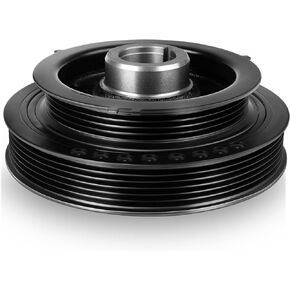 SCITOO 1230331U10 Harmonic Balancer Crankshaft Pulley Fits 1996-2001 for Infiniti I30 1995-2001 for Nissan Maxima