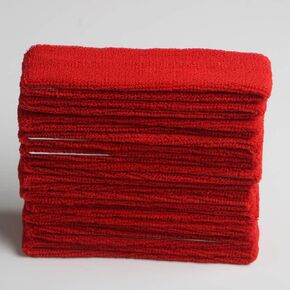 Cotton Sweatband Headbands,Pack of 12,Elastic Stretchy Sport Terry Cloth Sweat Bands,Yoga Workout Fitness Exercise Basketball Headband