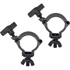 2 Pack 1.88-2 inch Stage Light Clamp Quick Release O Clamp Fit Pipe OD 48-51mm Heavy Duty 220lbs DJ Light Clamps for LED PAR DJ Spots Lights Moving Head Beam Spot