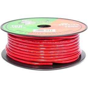 سلك طاقة Pyramid RPR8100 8 قياس 100 قدم OFC (أحمر شفاف) in Kuwait