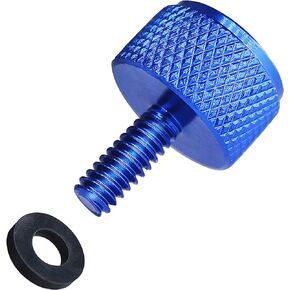 1/4''-20 Thread Motorcycle Aluminum Alloy Rear Seat Mount Bolt Screws for Harley Davidson Touring Sportster Street Glide Softail Dyna 1996-2017 (red)