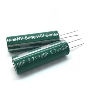 2Pcs supercapacitor 2.7V 100F Farad Capacitor for Automotive Maintenance