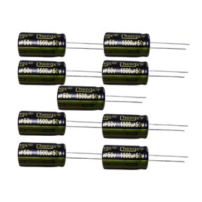 1500uF 50V 16X25 +/-20% -40 to +105°C 9PCS Aluminum Electrolytic Capacitors,1500MFD,1500uF 50V Capacitor,1500uF Capacitor,50V Capacitor,1500uF Capacitor 50V,50V 1500uF Capacitor