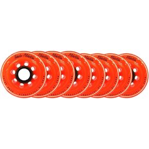Labeda Wheels 80mm /76mm Hilo Set Addiction Orange Inline Indoor Roller Hockey