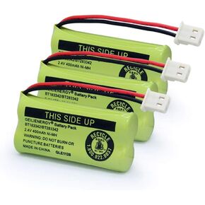 GEILIENERGY BT183342 BT283342 BT166342 BT266342 BT162342 BT262342 Battery Compatible with CS6114 CS6419 CS6719 EL52300 CL80111 Cordless Handset Phone (Pack of 3)