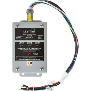 Leviton 32120-DY3 120/208 Volt 3-Phase Wye Or Delta, Surge Panel, DHC and X10 Compatible, 80Ka L-N Max Surge Current in Kuwait