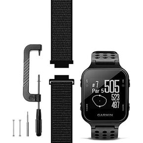Compatible with Garmin Approach S20/S6/S5 Watch Band Replacement Sport Mesh Strap for Golf Watchband