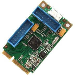 IO Crest Mini PCI-Express USB 3.0 Super-Speed Host Controller Card Renesas D720201 Chipset Windows OS XP 7 8 10 Server 2008 2012 R2 2016 SD-MPE20215