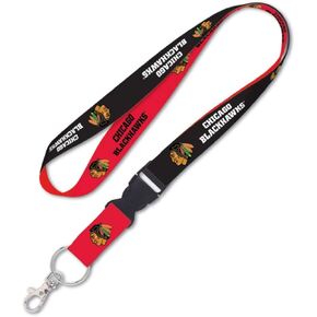 NHL Chicago Blackhawks Hockey 20 Inch Lanyard with Detachable Buckle