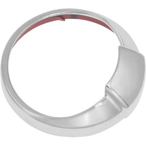 HDBUBALUS 5 inch Visor Speedometer Trim Ring Gauge Aluminum Tank-Mounted Tachometer Bezel Fit for Harley Softail Dyna Touring Road King 1 Pcs