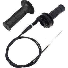 Throttle Cable and Throttle Handle Grips, Mini Bike Handle Bar Throttle Grips for 7/8" Coleman CT200U Trail 200 Mini 196cc Bike