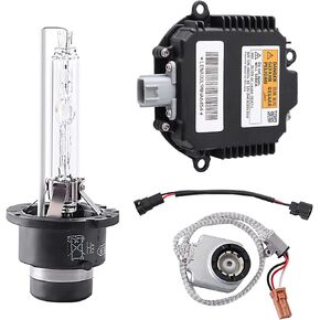 HID Ballast with Ignitor & D2S Bulb, Aublinto 28474-89904 Xenon HID Headlight Ballast Control Unit Compatible WithNissan 350z 370z Altima Murano Rogue Infiniti G35 G37 Fx35 Qx56 Qx70 28474-8991A