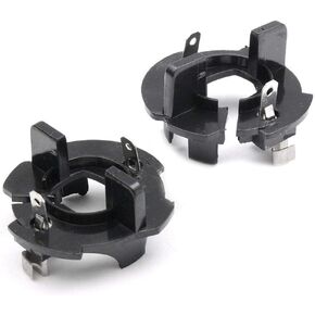 Xotic Tech 2pcs Xenon Bulb Holder Adapter Retainers Compatible with Volkswagen MK5 Golf GTI Rabbit Jetta H7 Aftermarket Xenon Lighting Kit
