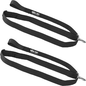 Adjustable Bimini Top Straps,Boat Awning Webbing Straps with Stainless Stee Snap Loops,Bimini Top Hardware,Marine Nylon Top Straps Adjustable from 42" - 74", Boat Awning Hardware 2PCS