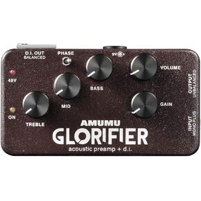 AMUMU GLORIFIER Acoustic Guitar Preamp DI Direct Input Box Guitar Pedal