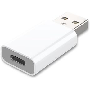محول MOSWAG USB إلى USB C، محول USB C أنثى إلى USB ذكر متوافق مع Apple MagSafe Watch 9/8/7/SE/Ultra، لهاتف iPhone 15 14 13 12 Mini Pro Max، iPad، Galaxy Note، Pixel، CarPlay، قابس الحائط in Kuwait