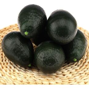 6pcs Artificial Lifelike Avocado Decoration Fake Fruit Home Party Festival Photography Props