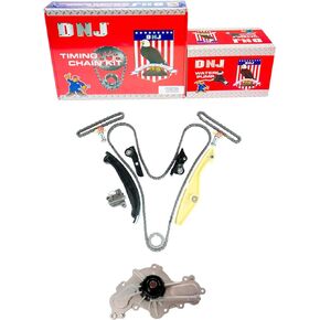 DNJ TK4213AWP Timing Chain Kit with Water Pump For 11-17 Ford 3.5L V6 DOHC 24V