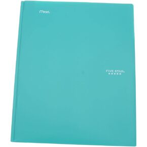 Five Star 2 Pocket Folder with Prong Fasteners, Folder with Pockets, Plastic, Color Selected for You, 1 Count (34823)