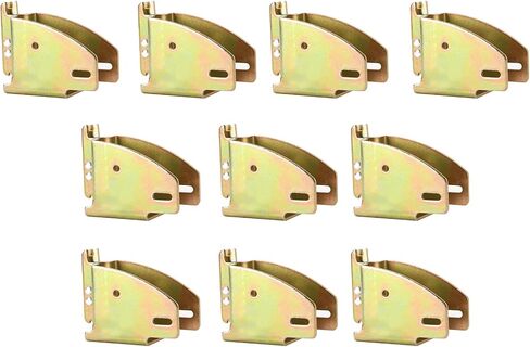 10 Pack E Track Wood Beam Socket Fittings,E Track Beam Socket,E-Track Accessories Wood Beam Brackets,Cargo Storage Lumber Bracket for Cargo Control, Shelf Brackets,Cargo Trailer in Saudi Arabia