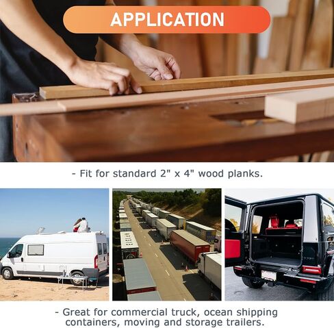 10 Pack E Track Wood Beam Socket Fittings,E Track Beam Socket,E-Track Accessories Wood Beam Brackets,Cargo Storage Lumber Bracket for Cargo Control, Shelf Brackets,Cargo Trailer in Saudi Arabia