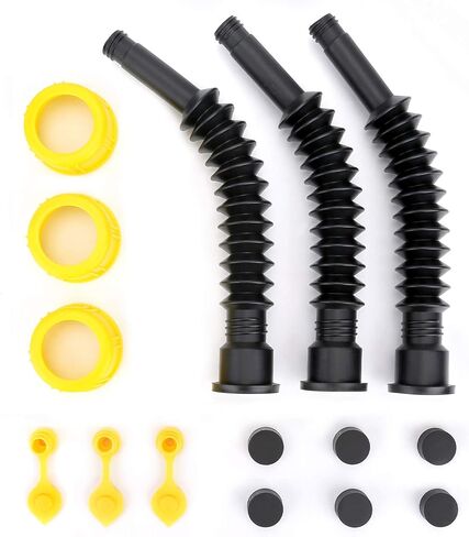 Gas Can Spout Kit, Super Long Very Flexible Universal Spout with Tons of Accessories. (3 Long) in Kuwait