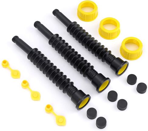 Gas Can Spout Kit, Super Long Very Flexible Universal Spout with Tons of Accessories. (3 Long) in Kuwait