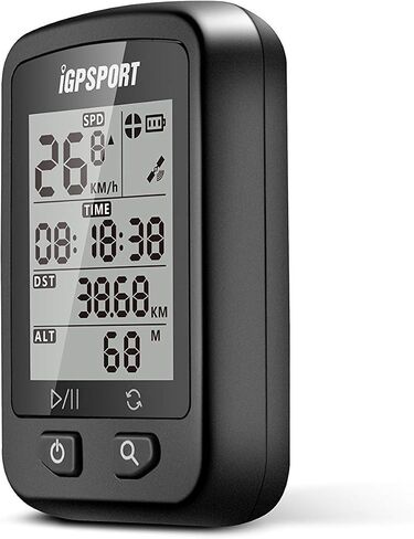كمبيوتر دراجة GPS، كمبيوتر لاسلكي مقاوم للماء IPX7، متوافق مع أجهزة استشعار ANT+، عداد السرعة MTB Tracker يناسب جميع الدراجات in Kuwait