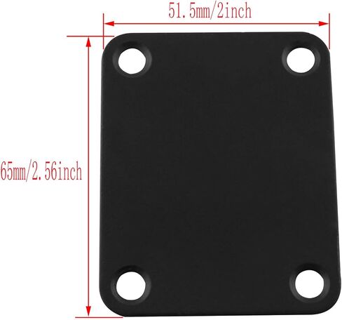 مجموعتان من لوحة رقبة الجيتار الكهربائي مع براغي لوحة رقبة الجيتار برقبة مربعة ولوحة فولاذية لتوصيل الجسم للقيثارات الكهربائية والجاز والباس والذهبي in Kuwait