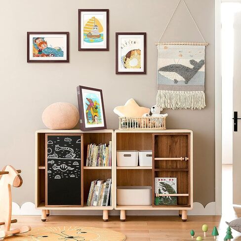 Kids Art Frames, 8.5x11 Front Opening Kids Artwork Frames Changeable,kids art display frame, Holds 80-150Pcs, for 3D Picture,A4 Art-Work,Crafts,Children Drawing,art frames,Wooden ,1PC (white) in Saudi Arabia