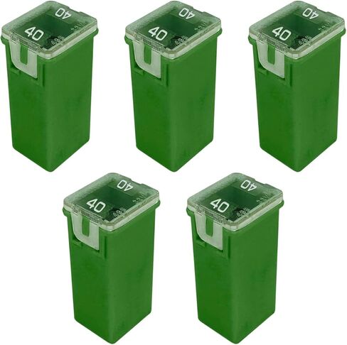 25 أمبير J-Case قياسي (طويل) فيوز 27 مم للشاحنات الصغيرة والسيارات وسيارات الدفع الرباعي (25A، 5 عبوات) in Kuwait