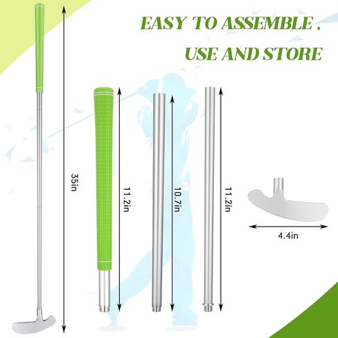 8 عبوات من مضارب الجولف للرجال والنساء، قبضة جولف قابلة للفصل في اتجاهين للأطفال، مع 8 كرات جولف مضرب كبيرة للاعبي الجولف الذين يستخدمون اليد اليمنى اليسرى، مجموعة نوادي الجولف للبالغين الصغار (35 بوصة) in Kuwait