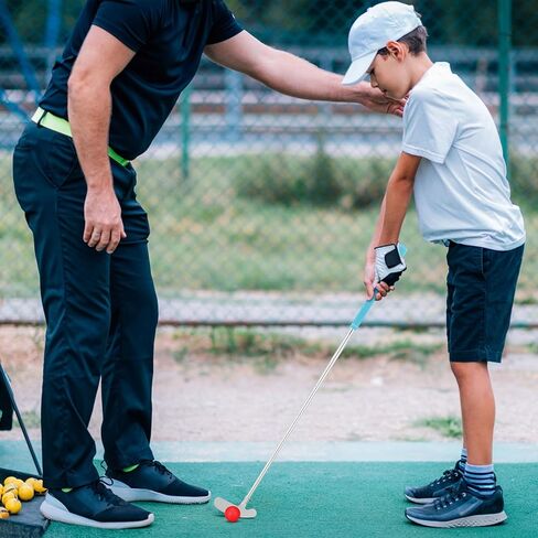 8 عبوات من مضارب الجولف للرجال والنساء، قبضة جولف قابلة للفصل في اتجاهين للأطفال، مع 8 كرات جولف مضرب كبيرة للاعبي الجولف الذين يستخدمون اليد اليمنى اليسرى، مجموعة نوادي الجولف للبالغين الصغار (35 بوصة) in Kuwait