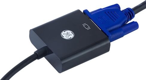 محول GE USB-C إلى HDMI، دقة 4K عند 60 هرتز، متوافق مع HDTV و4K UHD، عرض من أجهزة USB-C إلى شاشات HDMI 2.0، وصلة USB من النوع C قابلة للعكس، 6 بوصة، أسود، 38600 in Saudi Arabia