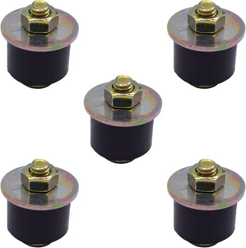 5 Packs Rubber Expansion Plug 1 inch to 1-1/8 inch ( 25mm -28mm) Rubber Freeze Plug, Replace 570-005, Black in Saudi Arabia