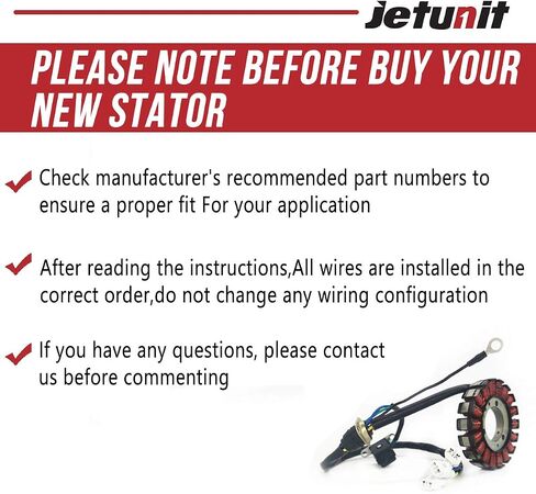 Stator for Kawasaki Jet-Ski 21003-3746 21003-3739 21003-3740 2002-2005(1200 STX-R-JT1200) 1999-2005(Ultra 150-JH1200) in Saudi Arabia