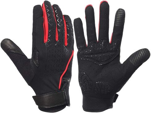 قفازات SAVIOR HEAT للتمرين في صالة الألعاب الرياضية، قفازات لياقة بدنية كاملة الأصابع تعمل باللمس للرجال والنساء قابلة للتنفس مع بطانة لحماية راحة اليد وقبضة إضافية للقيادة وركوب الدراجات ورفع الأثقال في الهواء الطلق in Kuwait