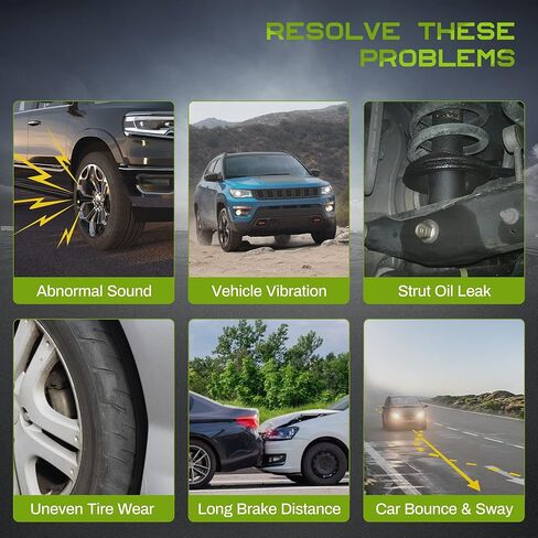 زوج من الصدمات الأمامية والخلفية AUTOSAVER88 كاملة الدعامات السريعة المتوافقة مع سنترا 2007-2012 in Kuwait