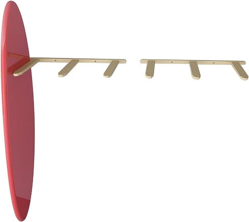 Vertical Surfboard Wall Mount, 6 Board Display Surfboard Rack, Solid Wood Mount for Surfboards, Surf Board Racks for Wall, Indoor Surfboard Racks for Wakeboard, Snowboards in Kuwait